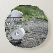 コロナウイルス保護マスク ラウンドクッション (正面)