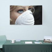 コロナウイルス保護マスク 横断幕 (トレードショー)