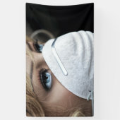 コロナウイルス保護マスク 横断幕 (縦)