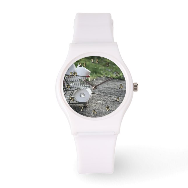 コロナウイルス保護マスク 腕時計 (正面)