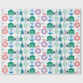 コロナウイルス保護ラッピング紙 ラッピングペーパー (フラット)