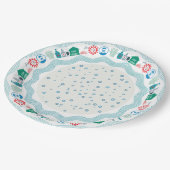 コロナウイルス保護 ペーパープレート (アングル)