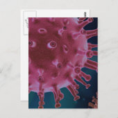 コロナウイルス微生物学 ポストカード (正面/裏面)