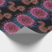 コロナウイルス微生物学 ラッピングペーパー (角)