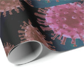 コロナウイルス微生物学 ラッピングペーパー (ロールコーナー)