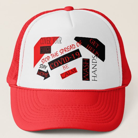 コロナウイルス感染症2019 キャップ (正面)