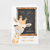 コロナウイルス新学期キリンw/Mask カード (正面)