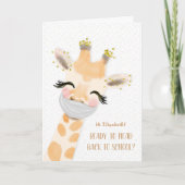 コロナウイルス新学期キリンw/Mask カード (正面)