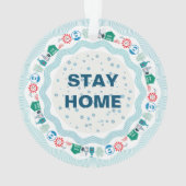 コロナウイルス流行世界 オーナメント (裏面)
