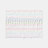 コロナウイルス流行世界 フリースブランケット (正面(横))