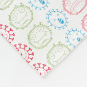 コロナウイルス流行世界 フリースブランケット (角)