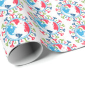 コロナウイルス流行世界 ラッピングペーパー (ロールコーナー)