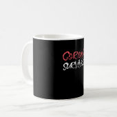 コロナウイルス生存者 – 認識度デザイン コーヒーマグカップ (正面左)