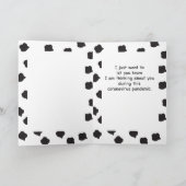 コロナウイルス考え隔離サポートのYou Cow カード (内部)