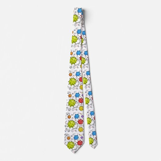 コロナウイルス菌 ネクタイ (正面)