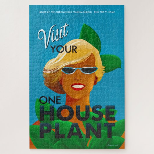 コロナウイルス観光局ハウスプラント ジグソーパズル (縦)