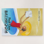 コロナウイルス観光局バスルーム ジグソーパズル (横)