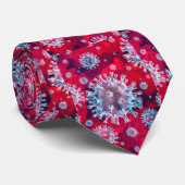 コロナウイルス·タイ—イラストレーション ネクタイ (ロール)