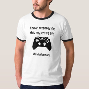 コロナウイルス·ファニー·シャツ-準備中のビデオゲーム Tシャツ