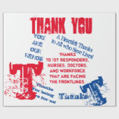 コロナウイルス ラッピングペーパー (フラット)