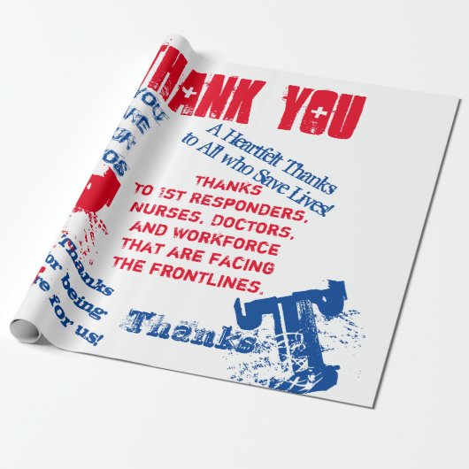 コロナウイルス ラッピングペーパー (アンロールド)