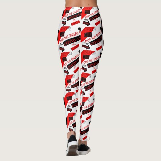 コロナウイルス レギンス (裏面)