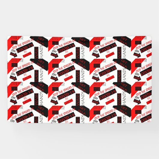 コロナウイルス 横断幕 (横)