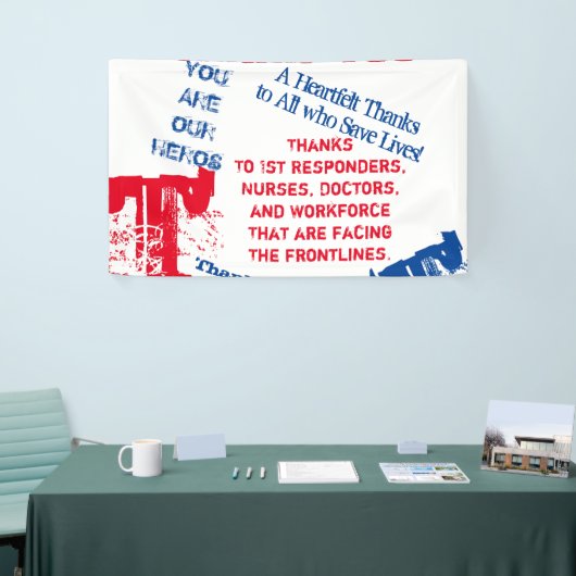 コロナウイルス 横断幕 (トレードショー)