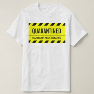 コロナウイルス 自主隔離 検疫 Tシャツ