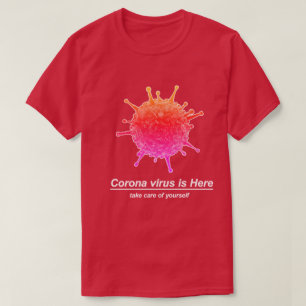 コロナウイルス(COVID-19)デザイン。 Tシャツ