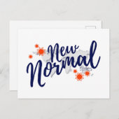 コロナウイルスCovid 19パンデミック新正常 ポストカード (正面/裏面)