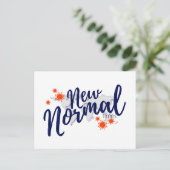 コロナウイルスCovid 19パンデミック新正常 ポストカード (スタンド正面)