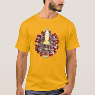 コロナウイルスTシャツおもしろい Tシャツ