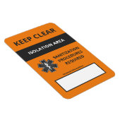 コロナウ警告イルス磁石スモール(Covid19) マグネット (右側)