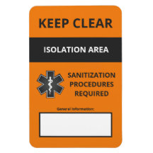 コロナウ警告イルス磁石スモール(Covid19)