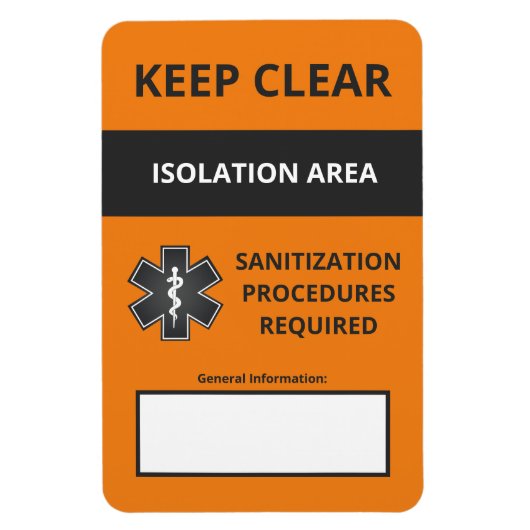 コロナウ警告イルス磁石スモール(Covid19) マグネット (縦)