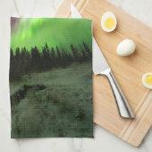 コロナオーロラ キッチンタオル (四つ折り)