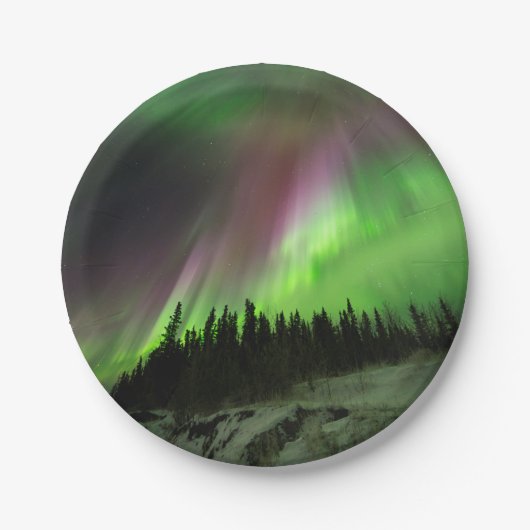 コロナオーロラ ペーパープレート (正面)