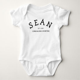 コロナカスタマイズウイルスベビーワンピース ベビーボディスーツ