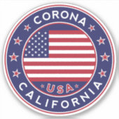 コロナカリフォルニア、コロナ シール (正面)