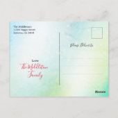 コロナクリスマスホリデーグリーンクアルテニマルティーニ ポストカード (裏面)