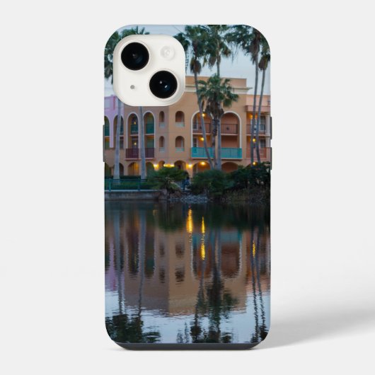 コロナダ・スプリングスの反射 iPhoneケース (裏面)