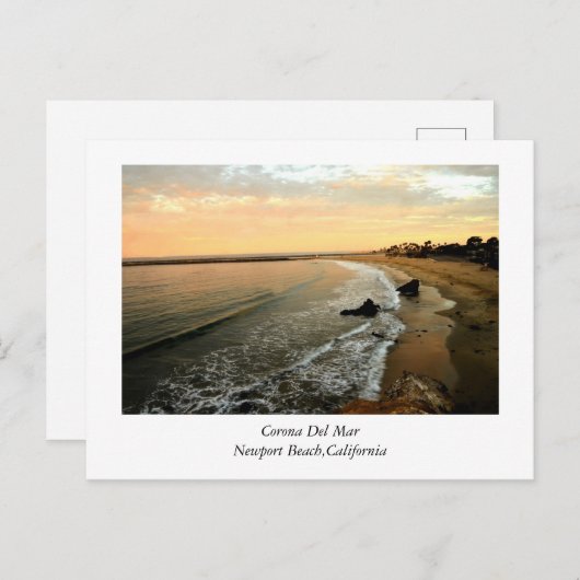 コロナデルマールニューポートビーチカリフォルニア ポストカード (正面/裏面)