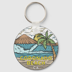 コロナドビーチカリフォルニアヴィンテージ キーホルダー
