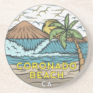 コロナドビーチカリフォルニアヴィンテージ コースター