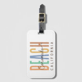 コロナドビーチカリフォルニア（サンズ） ラゲッジタグ (正面縦)