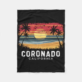 コロナドビーチ カリフォルニア サーフボード ビーチ フリースブランケット