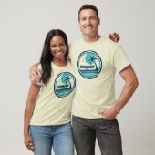 コロナドビーチ カリフォルニア ヤシの木 鳥 Tシャツ (ユニセックス)