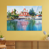 コロナドボートハウスリフレクション キャンバスプリント (インサイチュ (リビング))