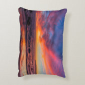 コロナド2号から太平洋上の夕日 アクセントクッション (裏面(縦))